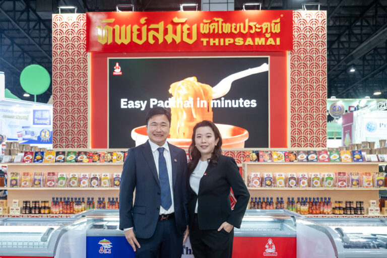 “ทิพย์สมัย ผัดไทยประตูผี” รุกตลาดโลก เปิดตัวผลิตภัณฑ์อาหารไทยแปรรูปกว่า 20 รายการในงาน THAIFEX – ANUGA ASIA 2025