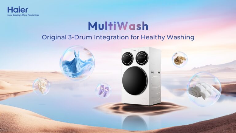 ไฮเออร์ ประเทศไทย ปฏิวัติประสบการณ์ซักผ้า เปิดตัว ‘3 Drums Multi-Wash’ เครื่องซักผ้า 3 ถังซักอัจฉริยะครั้งแรก พร้อม AI Smart Experience ยกระดับการซักแบบเรียลไทม์ พร้อมตอบโจทย์ไลฟ์สไตล์ผู้บริโภคยุคใหม่